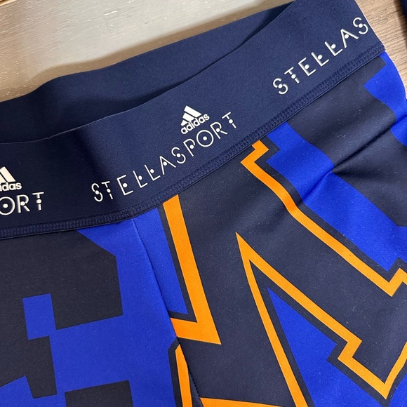 adidas x STELLASPORT Stella McCartney ClimaLite Leggings Graphic Print - Large - Picture 4 of 9